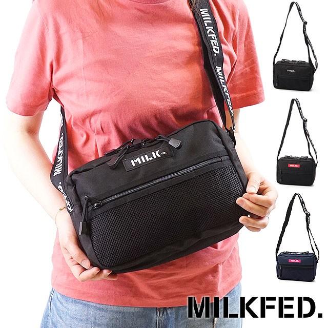 MILKFED. ミルクフェド LOGO TAPE SHOULDER BAG ロゴテープ ショルダーバッグ  3173053 FW17｜mischief｜02