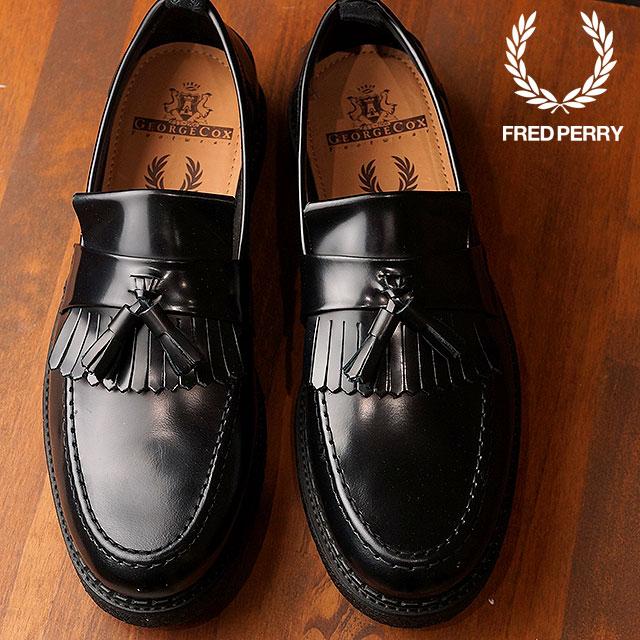 FRED PERRY フレッドペリー スニーカー 靴 FP × GEORGE COX TASSEL LOAFER LEATHER ジョージコックス タッセル ローファー レザー B8278-102 SS18｜mischief｜09