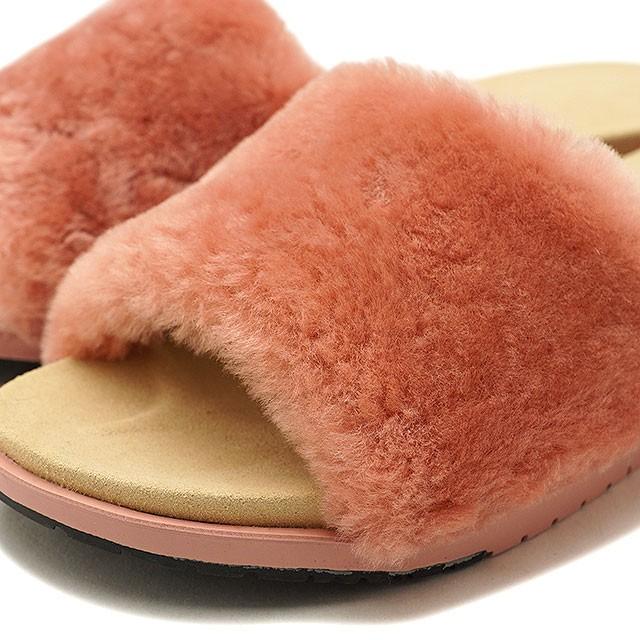 emu エミュー ムートン スリッパサンダル 靴 レディース ROBE ローブ BLUSH PINK W11801 : mischief ...