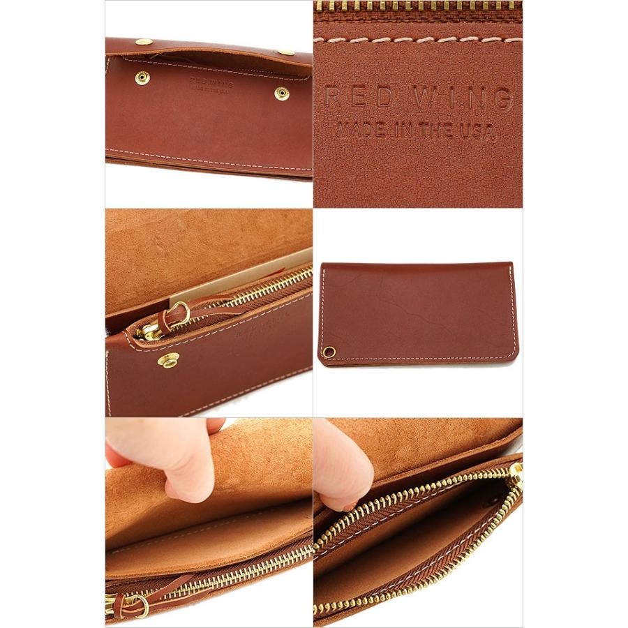 返品サイズ交換可 REDWING レッドウィング TRUCKER WALLET トラッカー ウォレット 長財布 95015 95007 SS18｜mischief｜04