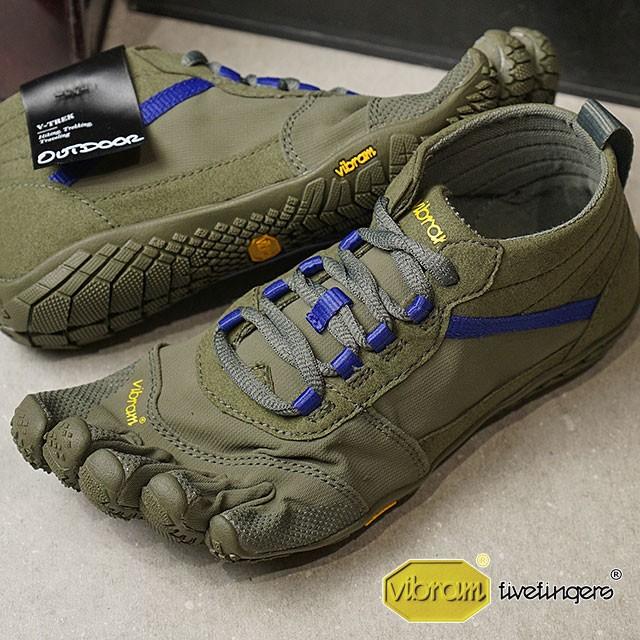 ビブラムファイブフィンガーズ レディース Vibram FiveFingers ハイキング アウトドア 5本指シューズ V-TREK ベアフット Military Purple 靴 18W7402 SS18｜mischief｜02