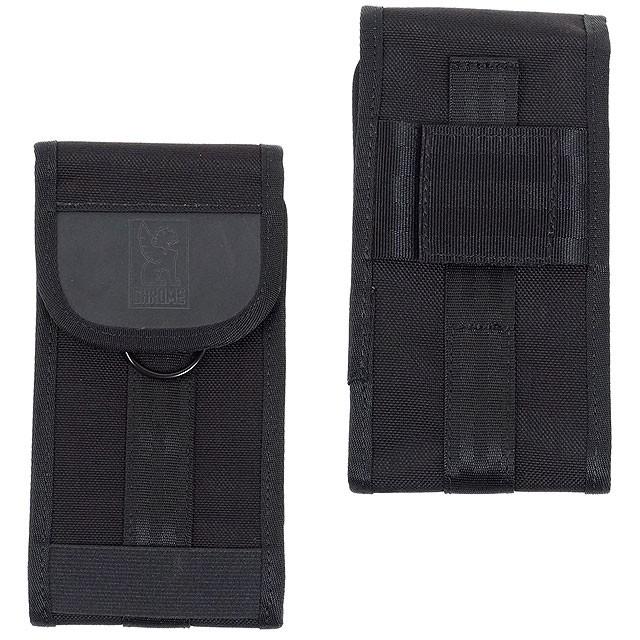 クローム CHROME スマートフォン ポーチ LARGE PHONE POUCH スマホケース スマートフォンケース BLACK AC126 正規取扱店 | CHROME | 02