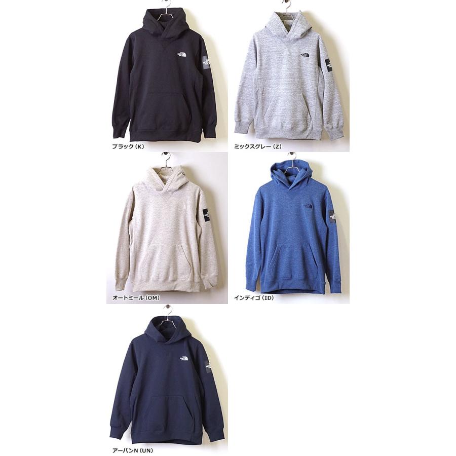 ザ・ノースフェイス THE NORTHFACE メンズ スクエアロゴフーディー Square Logo Hoodie 裏起毛 スウェットプルオーバーパーカー NT61835 FW19｜mischief｜03