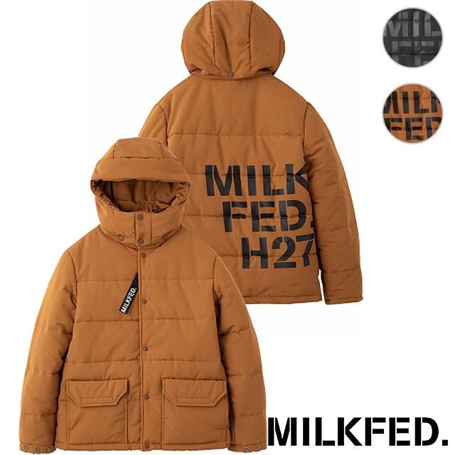 ミルクフェド MILKFED. 中綿ジャケット BIG LOGO PUFF JACKET ビッグロゴ パフ ジャケット レディース アウター  3183508 FW18｜mischief｜02