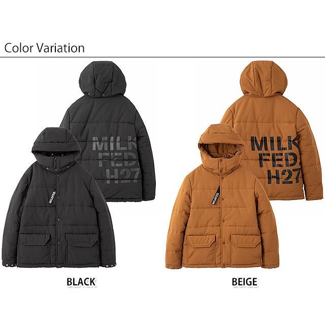 MILKFED. ミルクフェド 中綿ジャケット BIG LOGO PUFF JACKET 