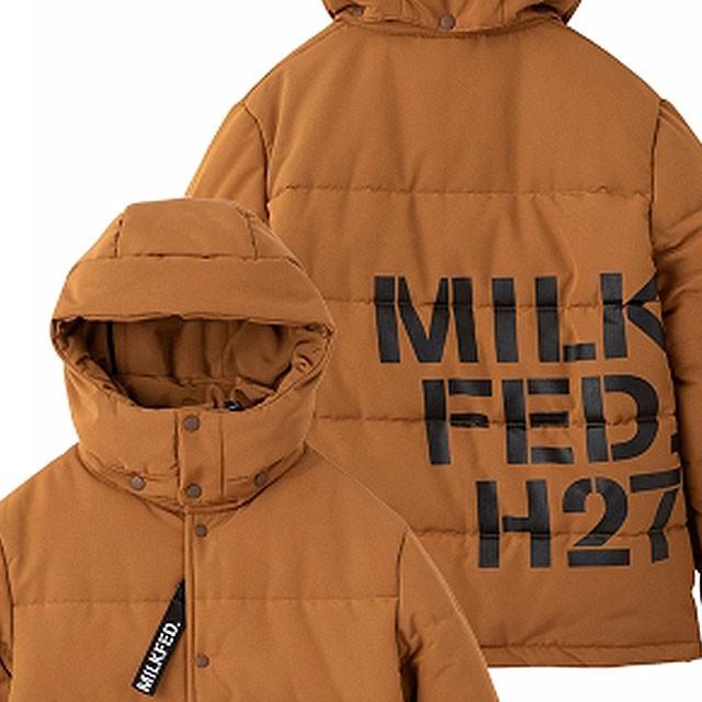 MILKFED. ミルクフェド 中綿ジャケット BIG LOGO PUFF JACKET 