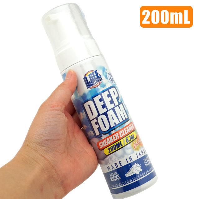 オージーブライトネス O.GEE.BRIGHTNESS スニーカー ケアスプレー DEEP FOAM 6.7oz 200ml ディープフォーム 靴磨き 携帯用 OGB-007 航空便不可 正規取扱店 | O.GEE.BRIGHTNESS | 01