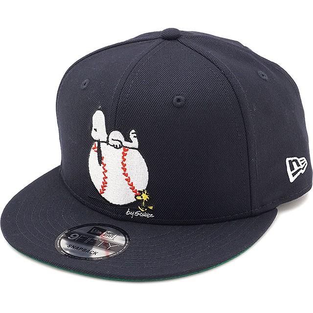 ニューエラ Newera ピーナッツ スヌーピー キャップ 9fifty Peanuts Snoopy On Ball スナップバック メンズ レディース 帽子 New Era ネイビー Ss19 ミスチーフ Paypayモール店 通販 Paypayモール