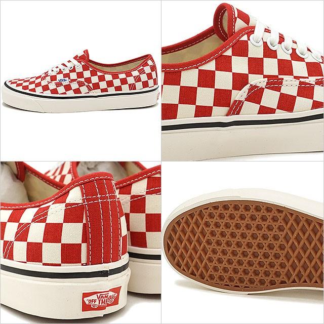 バンズ VANS アナハイムファクトリー オーセンティック44 DX スニーカー 靴 OG RED/CHECK VN0A38ENVL1 SS19｜mischief｜03