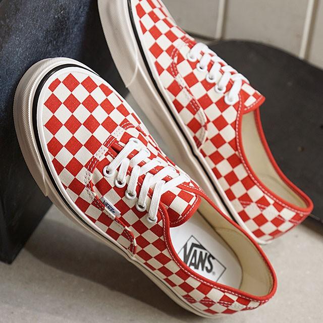 バンズ VANS アナハイムファクトリー オーセンティック44 DX スニーカー 靴 OG RED/CHECK VN0A38ENVL1 SS19｜mischief｜08