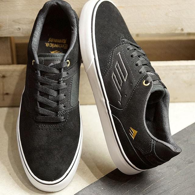 エメリカ Emerica REYNOLDS LOW VULC メンズ レディース スケシュー スニーカー 靴 BLACK/GOLD/WHITE SS19｜mischief｜02