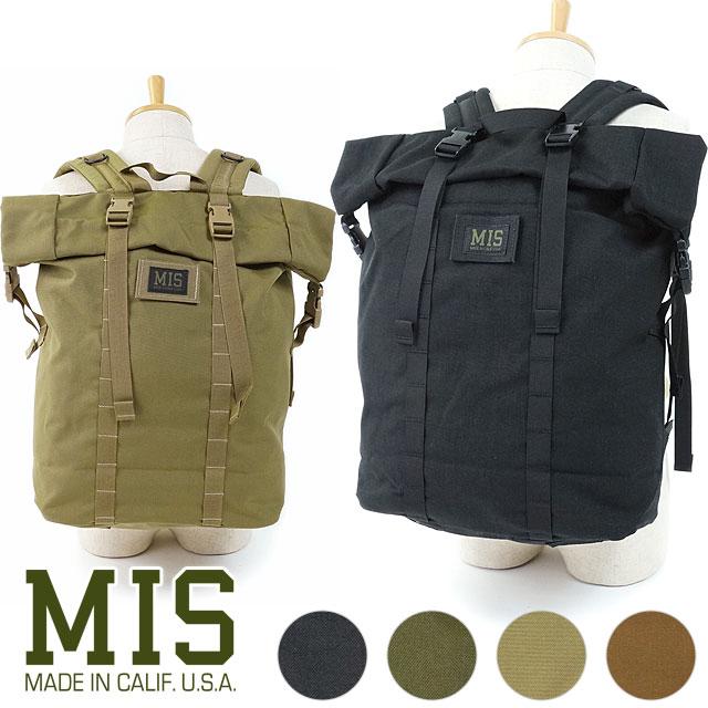 MIS エムアイエス バックパック リュック MIS（エムアイエス） ロールアップ バックパック ROLL UP BACKPACK
