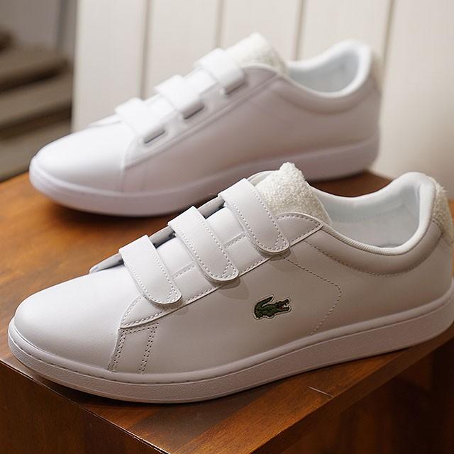 lacoste CARNABY EVO スニーカー　23センチ　白 lacoste CARNABY EVO スニーカー 23センチ 白 - メルカリ