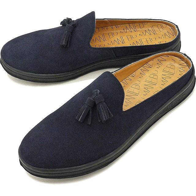 マネブ MANEBU メンズ プラン スリッパ スエード PRAN SLIPPER SUEDE 