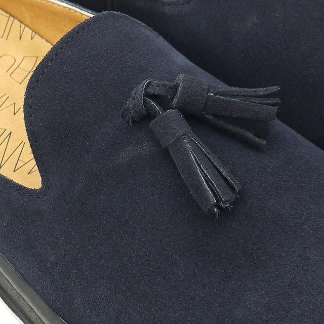 マネブ MANEBU メンズ プラン スリッパ スエード PRAN SLIPPER SUEDE 