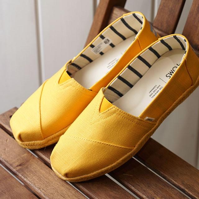 トムスTOMS レディース エスパドリーユ スリッポン オン ロープ WMS Alpargata on Rope Gold Fusion