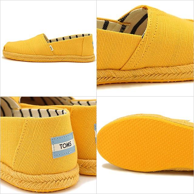 トムスTOMS レディース エスパドリーユ スリッポン オン ロープ WMS Alpargata on Rope Gold Fusion