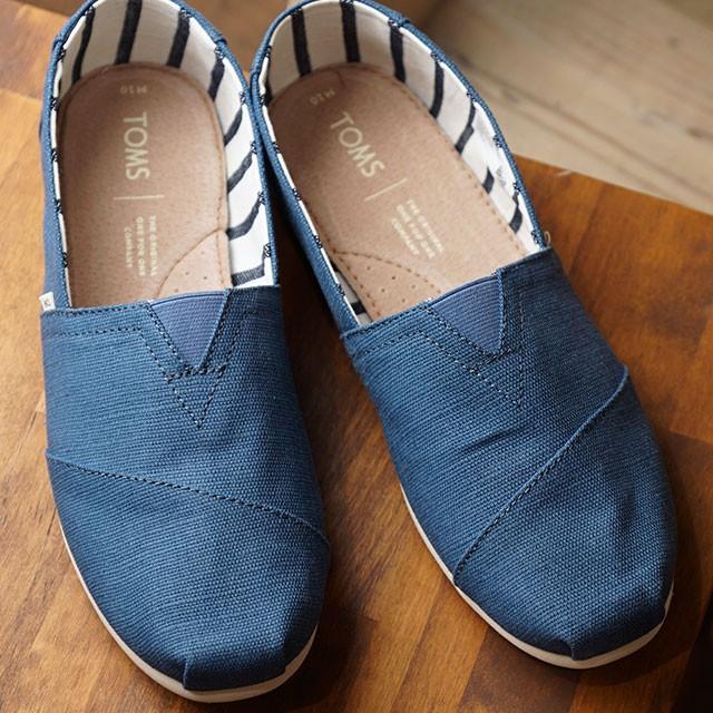 トムスtoms メンズ エスパドリーユ スリッポン Mns Alpargata トムズシューズ 靴 Mallard Blue Heritage Canvas ブルー Ss19 ミスチーフ Paypayモール店 通販 Paypayモール