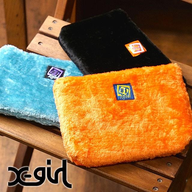 エックスガール X-girl ファー ポーチ バッグ #1 FUR POUCH バッグインバッグ 小物ケース  5184004 FW18 | X-girl | 01