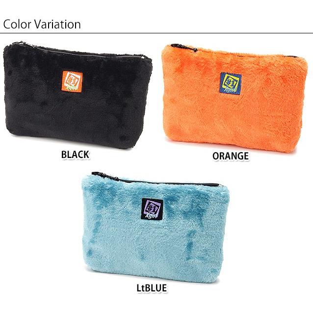 エックスガール X-girl ファー ポーチ バッグ #1 FUR POUCH バッグインバッグ 小物ケース  5184004 FW18 | X-girl | 02