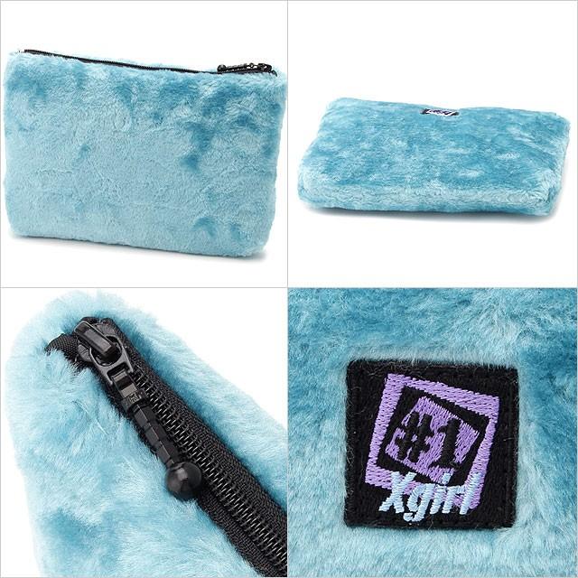 エックスガール X-girl ファー ポーチ バッグ #1 FUR POUCH バッグインバッグ 小物ケース  5184004 FW18 | X-girl | 03