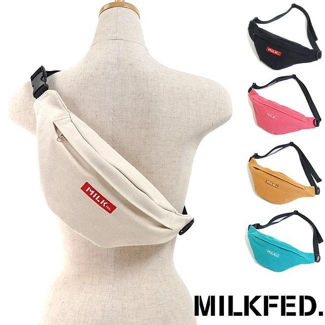 ミルクフェド MILKFED. キャンバス ミニ ファニー パック CANVAS MINI FANNY PACK ウェストポーチ ヒップバッグ