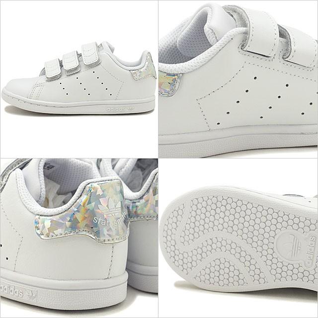 13〜16.5cm アディダス オリジナルス adidas Originals キッズ スタンスミス インファント STAN SMITH CF I スニーカー 子供靴 ランニングホワイトEE8485｜mischief｜03