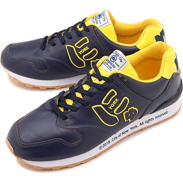 Nycコラボ サンガッチョ Sangacio にゅyork メンズ スニーカー 靴 Navy Yellow ネイビー系 Fw18 ミスチーフ Paypayモール店 通販 Paypayモール