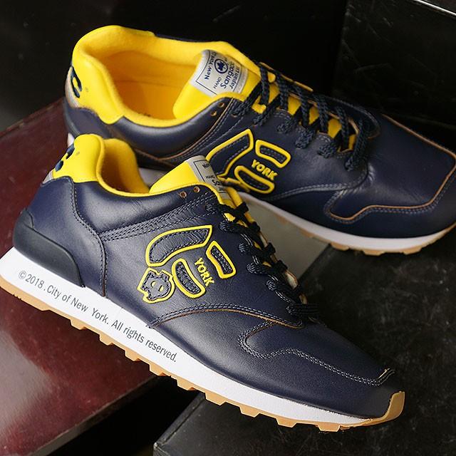 Nycコラボ サンガッチョ Sangacio にゅyork メンズ スニーカー 靴 Navy Yellow ネイビー系 Fw18 ミスチーフ Paypayモール店 通販 Paypayモール