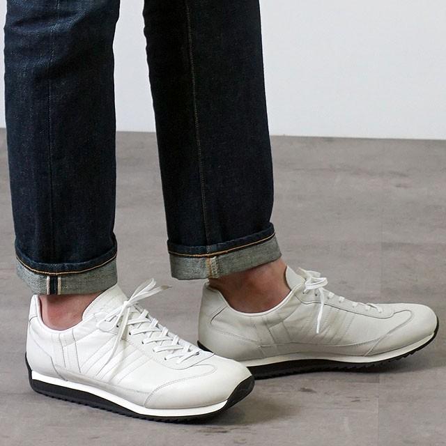 PATRICK ホワイトレザー ドライビングシューズ26.5cm PATRICK ホワイトレザー ドライビングシューズ26.5cm PATRICK