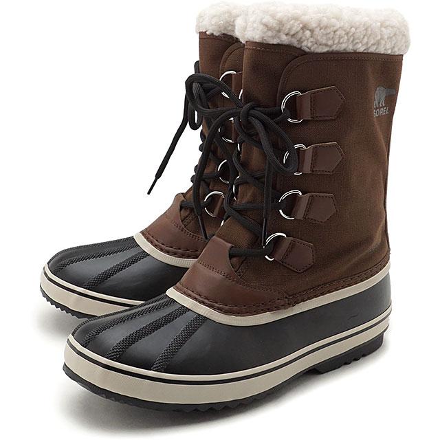 ソレル Sorel メンズ 1964 パックナイロン 1964 Pac Nylon スノーブーツ アウトドア 防寒靴 Tobacco Blackブラウン系 Nm3487 256 Fw19 ミスチーフスニーカースタイル 通販 Paypayモール