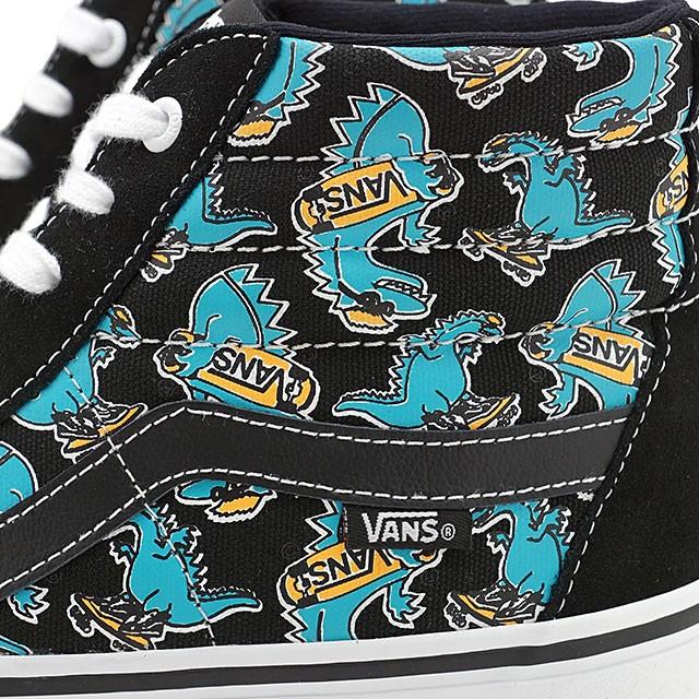 バンズ VANS スケートハイ プロ ヴァノサウルス SK8-HI VANOSAUR メンズ レディース ヴァンズ スケハイ スニーカー 靴 BLACK VN0A45JDRW7 FW19｜mischief｜04