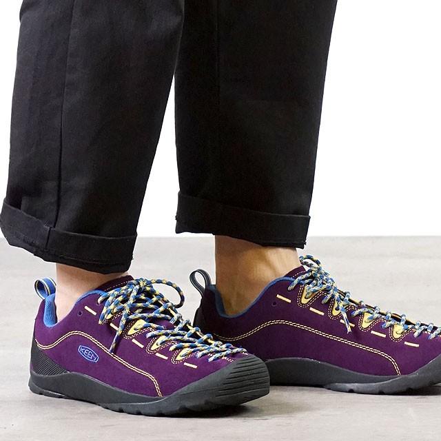 KEEN 24cmアウトドアスニーカー ベージュ/パープル 楽天市場】キーン スニーカー レディース ジャスパー ローカット