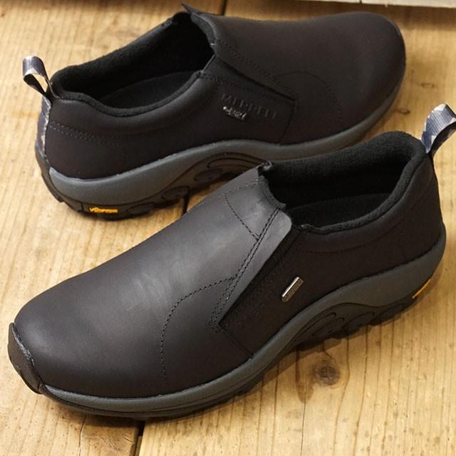 メレル Merrell メンズ ジャングルモック レザー ウォータープルーフ アイスプラス M Jungle Moc スニーカー 靴 Black ブラック系 J Fw19 ミスチーフ Paypayモール店 通販 Paypayモール