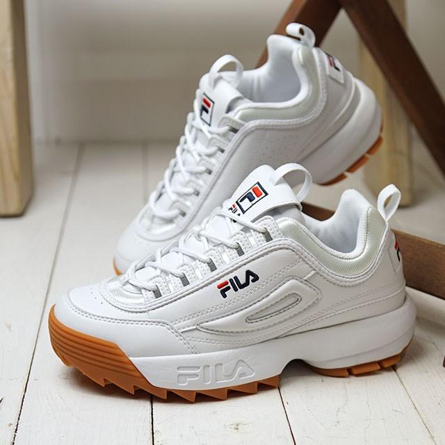 フィラ FILA メンズ ディスラプター2 DISRUPTOR 2 スニーカー 靴 WBR ホワイト系 F0215-0522 FW19｜mischief｜02