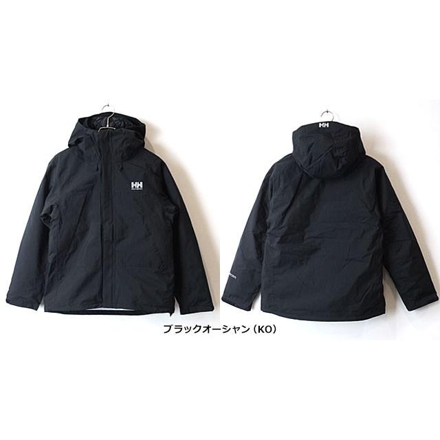 ヘリーハンセン HELLY HANSEN マウンテンパーカー メンズ スカンザ 3ウェイ ジャケット Scandza 3WAY Jacket  中綿インナー KO ブラック HOE11877