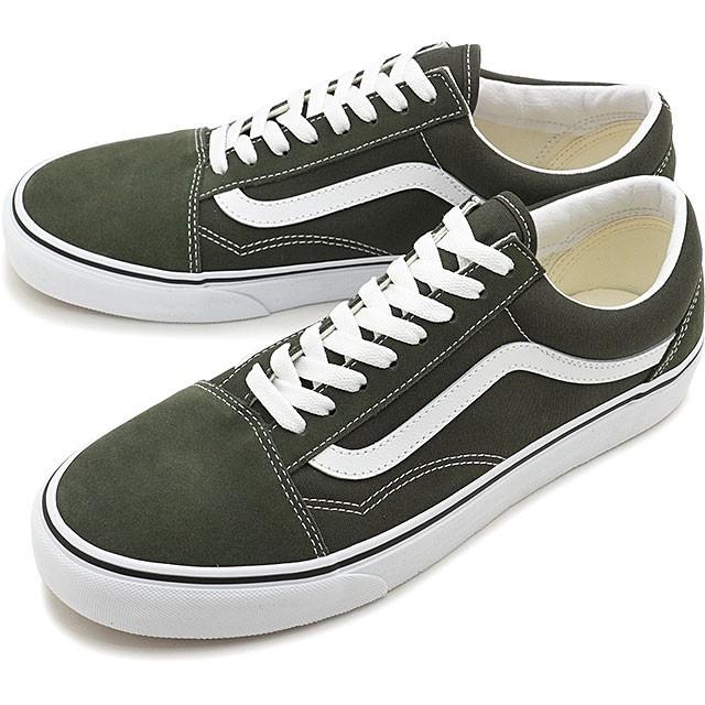 バンズ VANS スニーカー ヴァンズ オールドスクール OLD SKOOL メンズ・レディース FOREST NIGHT TRUE WHITE グリーン系 VN0A4BV52LE HO19｜mischief