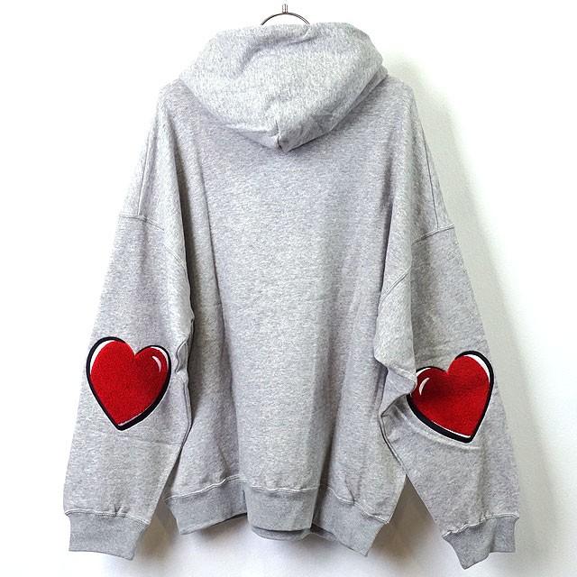MILKFED.（ミルクフェド） パーカー ハート エルボーパッチ スウェット