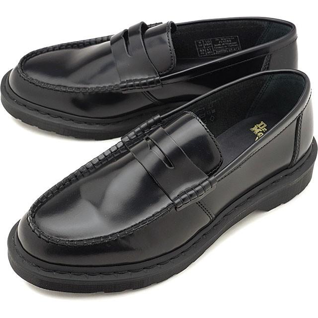 ドクターマーチン Dr.Martens ペントン ローファー PENTON LOAFER メンズ レディース コインローファー BLACK ブラック 25015001 FW19｜mischief