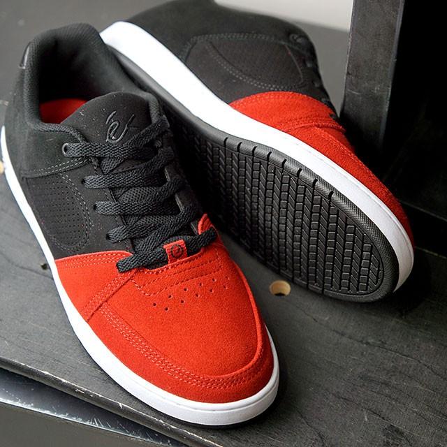 エス Es アクセル スリム Accel Slim メンズ レディース スニーカー 靴 スケシュー スケートボーディング Black Red Black ブラック系 Ss ミスチーフ Paypayモール店 通販 Paypayモール