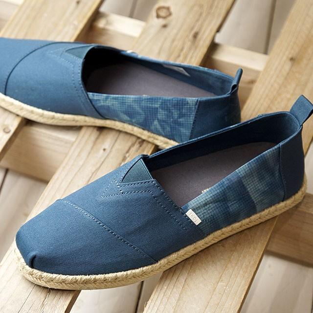 トムス Toms メンズ アルパルガータ ロープ M Alpargata Rope エスパドリーユ トムズシューズ 靴 Majolica Blue Canvas Tie Dye Ripstop Ss ミスチーフ Paypayモール店 通販 Paypayモール