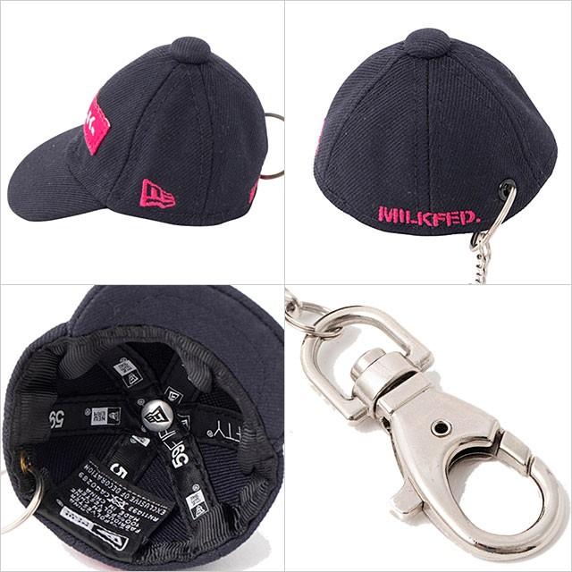 コラボ ミルクフェド MILKFED. キーホルダー ニューエラ キャップ キーチェーン MILKFED. × NEWERA CAP