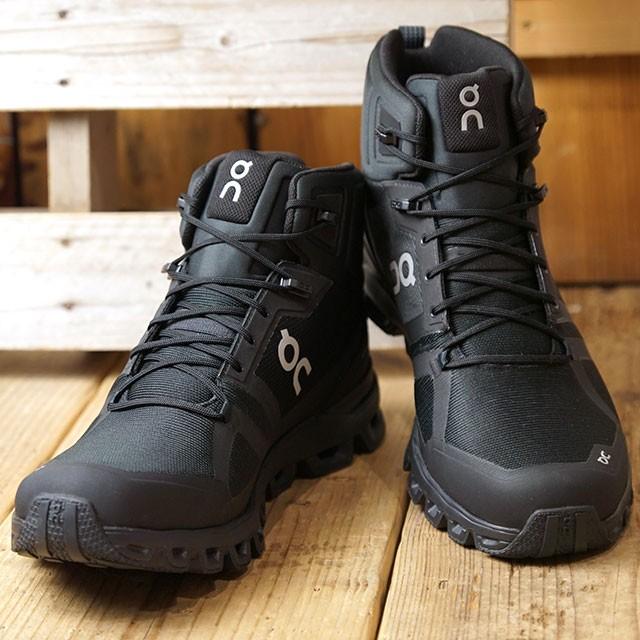 美品　On cloud スニーカー　23cm ブラック　防水 On スニーカー ON/オン CLOUD 5 WATERPROOF/ クラウド