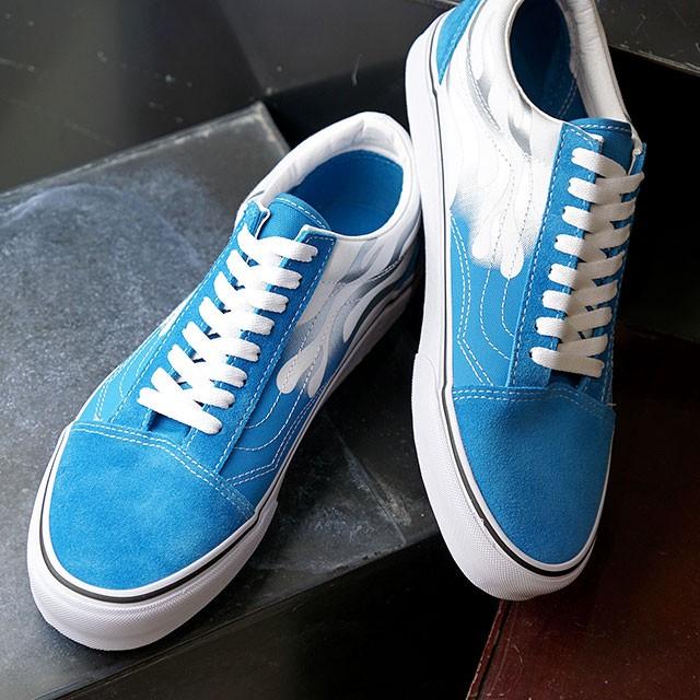 バンズ Vans ヴァンズ スニーカー フレーム オールドスクール Flame Old Skool Vn0a4u3bxf0 Ss ローカット Mediterranian Blue True White ブルー系 ミスチーフ Paypayモール店 通販 Paypayモール