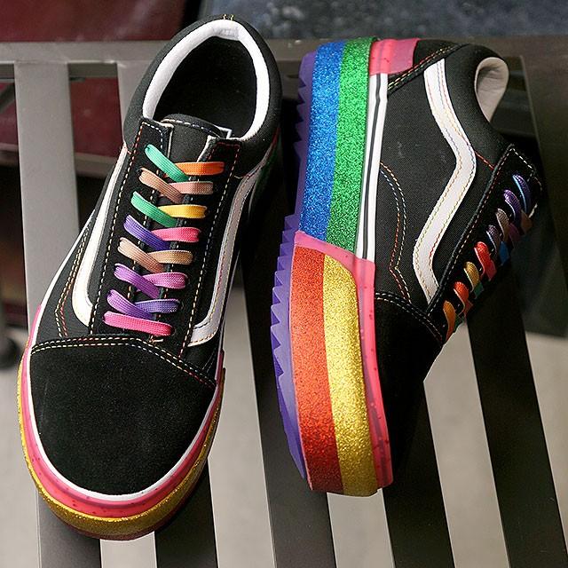 vans glitter stacked