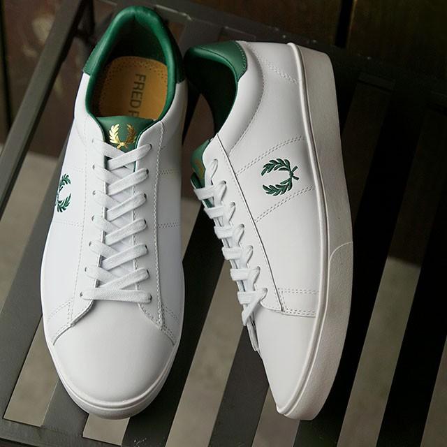 フレッドペリー FRED PERRY スニーカー スペンサー レザー SPENCER LEATHER B8250-100 SS20 メンズ・レディース ローカット 靴 WHITE IVY ホワイト系｜mischief｜02