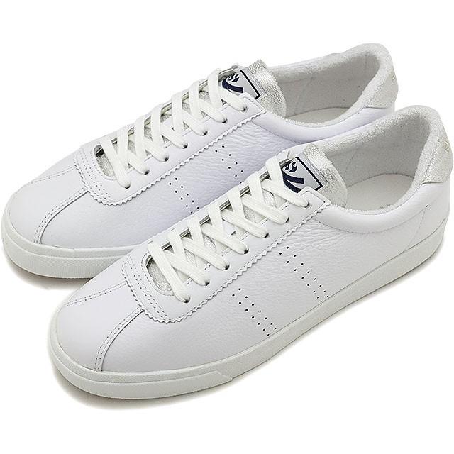 スペルガ SUPERGA スニーカー ラメ レザーコンビ 2843-COMFLEALAMEW S00C4F0J SS20 日本別注 靴 White-Grey Silver 915 ホワイト系｜mischief