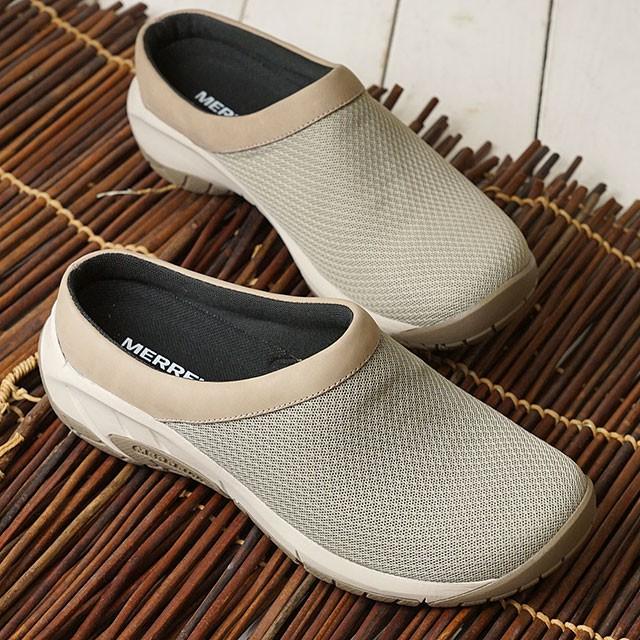 メレル MERRELL サンダル アンコール ブリーズ4 W ENCORE BREEZE 4 J000552 レディース クロッグ コンフォートシューズ オフィス 靴 ALUMINUM グレー系 | MERRELL | 01