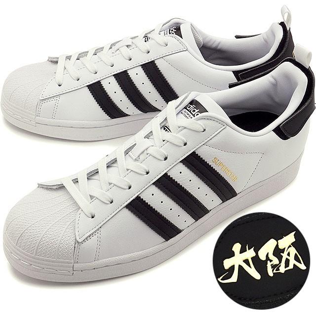 アディダス オリジナルス adidas Originals スニーカー スーパースター 50周年モデル 大阪 SUPERSTAR 50th OSAKA FX7786 SS20Q2 靴 WHITE BLACK｜mischief