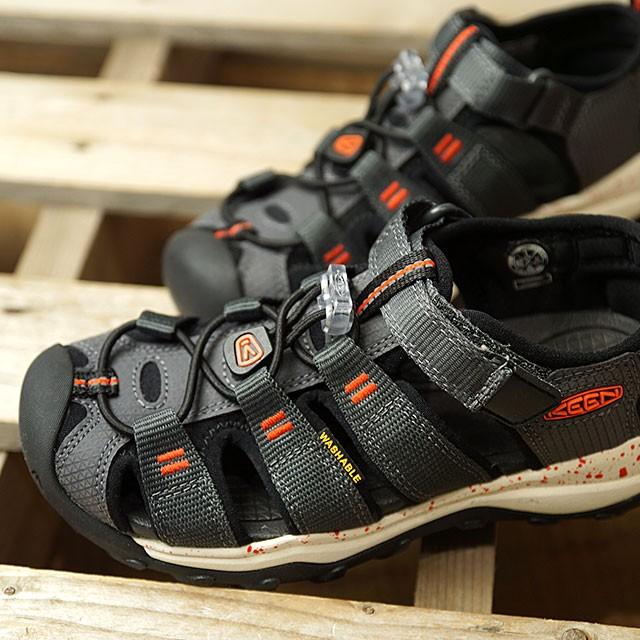 キーン KEEN キッズ サンダル ニューポート ネオ エイチツー KIDS NEWPORT NEO H2 Y 1018426  キッズ ユース スポーツサンダル キャンプ MAGNET SPICY ORANGE｜mischief｜02